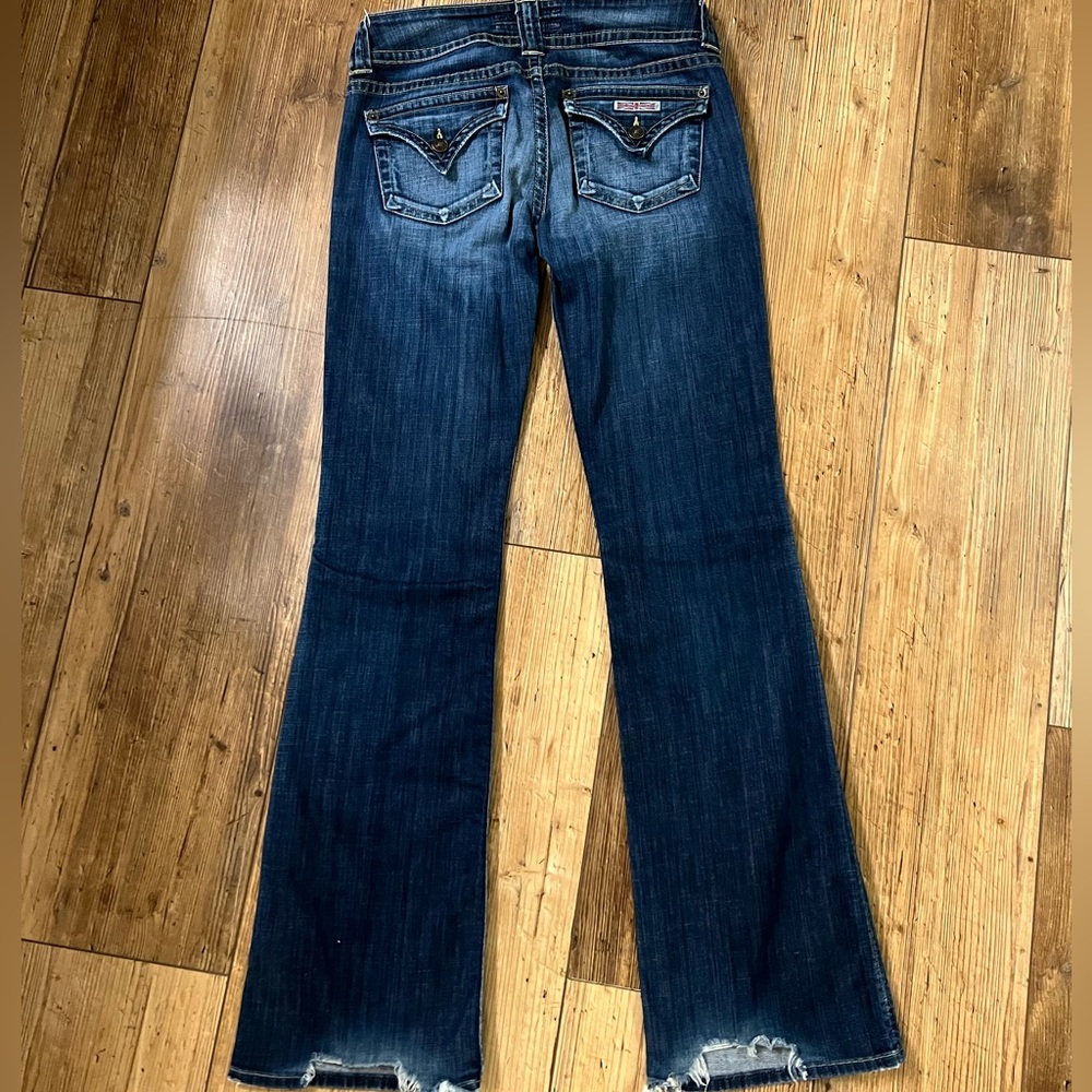 Hudson bootcut jeans low rise beautiful dark wash